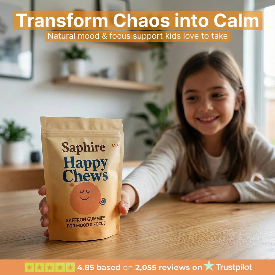 Natural Mood & Focus Support - Saphire Happy Chews - Image 4